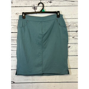 Women's Athleta Skirt Green/Silver Size LT